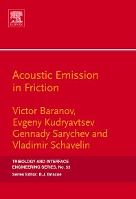 Acoustic Emission in Friction (Hardback) 9780080451503