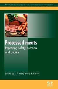 Processed Meats; Improving Safety, Nutrition and Quality (Paperback / softback) 9780081017265