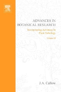 Advances in Botanical Research (Hardback) 9780120059409