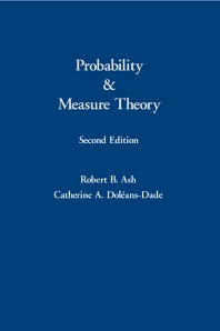Probability and Measure Theory (Hardback) 9780120652020