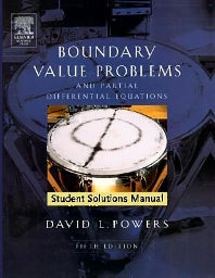 Student Solutions Manual to Boundary Value Problems; and Partial Differential Equations (Paperback / softback) 9780120885862