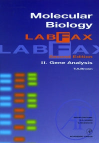 Molecular Biology LabFax; Gene Analysis (Hardback) 9780121361105