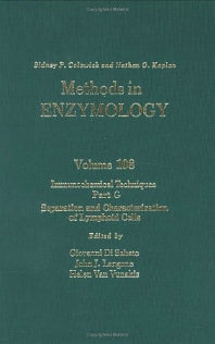 Immunochemical Techniques, Part G: Separation and Characterization of Lymphoid Cells (Hardback) 9780121820084