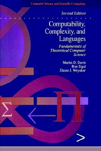 Computability, Complexity, and Languages; Fundamentals of Theoretical Computer Science (Hardback) 9780122063824