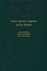 Vertex Operator Algebras and the Monster (Hardback) 9780122670657