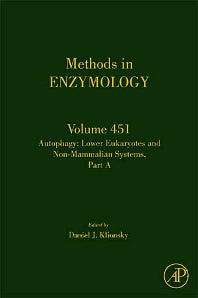 Autophagy: Lower Eukaryotes and Non-Mammalian Systems, Part A (Hardback) 9780123745484