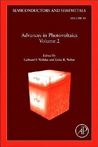 Advances in Photovoltaics: Part 2 (Hardback) 9780123813435