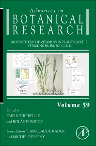 Biosynthesis of Vitamins in Plants Part B; Vitamins B6, B8, B9, C, E, K (Hardback) 9780123858535