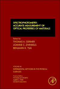 Spectrophotometry; Accurate Measurement of Optical Properties of Materials (Hardback) 9780123860224