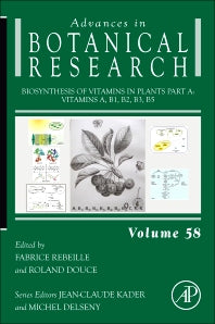 Biosynthesis of Vitamins in Plants Part A; Vitamins A, B1, B2, B3, B5 (Hardback) 9780123864796