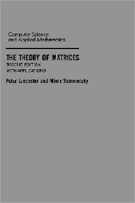 The Theory of Matrices; With Applications (Hardback) 9780124355606