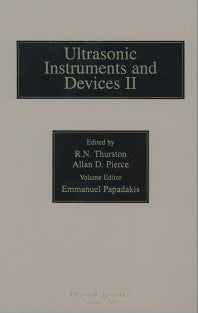 Reference for Modern Instrumentation, Techniques, and Technology: Ultrasonic Instruments and Devices II; Ultrasonic Instruments and Devices II (Hardback) 9780124779457