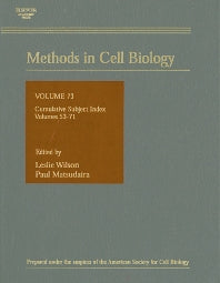 Cumulative Index, Volumes (Hardback) 9780124802810