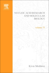 Progress in Nucleic Acid Research and Molecular Biology (Hardback) 9780125400756
