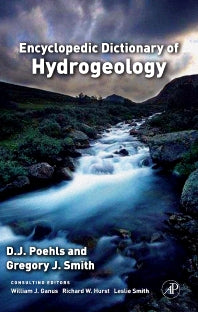 Encyclopedic Dictionary of Hydrogeology (Hardback) 9780125586900