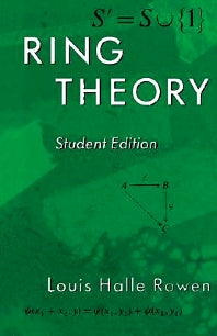 Ring Theory, 83; Student Edition (Hardback) 9780125998406