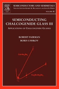 Semiconducting Chalcogenide Glass III; Applications of Chalcogenide Glasses (Hardback) 9780127521893