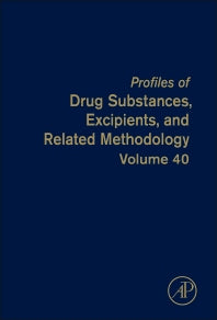 Profiles of Drug Substances, Excipients and Related Methodology (Hardback) 9780128033005