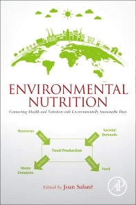 Environmental Nutrition; Connecting Health and Nutrition with Environmentally Sustainable Diets (Paperback) 9780128116609
