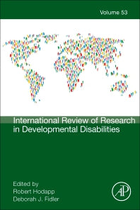International Review of Research in Developmental Disabilities (Hardback) 9780128121191