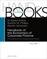 Handbook of the Economics of Corporate Finance; Private Equity and Entrepreneurial Finance (Hardback) 9780128201497