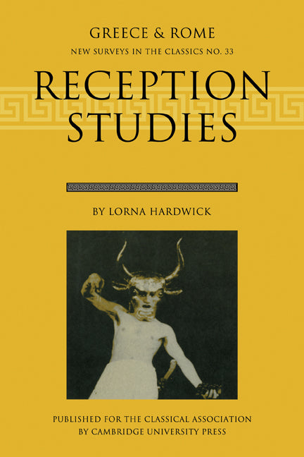 Reception Studies (Paperback) 9780198528654