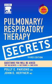 Pulmonary/Respiratory Therapy Secrets; With STUDENT CONSULT Online Access (Paperback / softback) 9780323035866