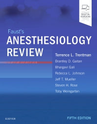 Faust's Anesthesiology Review (Paperback / softback) 9780323567022