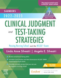 Saunders 2022-2023 Clinical Judgment and Test-Taking Strategies; Passing Nursing School and the NCLEX® Exam (Paperback / softback) 9780323763882