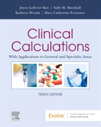 Clinical Calculations; With Applications to General and Specialty Areas (Paperback / softback) 9780323809832