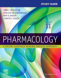 Study Guide for Pharmacology; A Patient-Centered Nursing Process Approach (Paperback / softback) 9780323826792