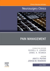 Pain Management, An Issue of Neurosurgery Clinics of North America (Hardback) 9780323850179