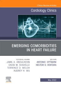 Emerging Comorbidities in Heart Failure, An Issue of Cardiology Clinics (Hardback) 9780323961615