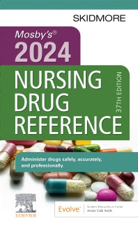 Mosby's 2024 Nursing Drug Reference (Paperback / softback) 9780443118906