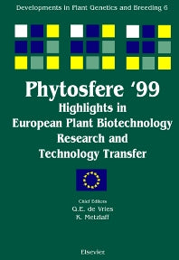 Phytosfere'99 - Highlights in European Plant Biotechnology Research and Technology Transfer (Hardback) 9780444503268