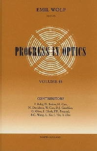 Progress in Optics (Hardback) 9780444513342