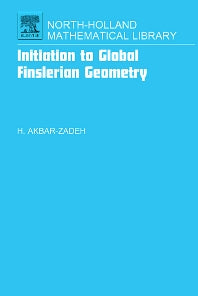 Initiation to Global Finslerian Geometry (Hardback) 9780444521064