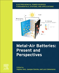 Electrochemical Power Sources: Fundamentals, Systems, and Applications; Metal–Air Batteries: Present and Perspectives (Paperback / softback) 9780444643339