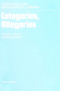 Categories, Allegories (Hardback) 9780444703682