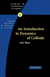 An Introduction to Dynamics of Colloids (Hardback) 9780444820099