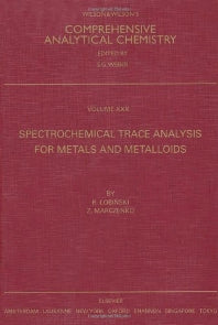 Spectrochemical Trace Analysis for Metals and Metalloids (Paperback / softback) 9780444828798