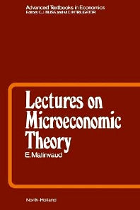 Lectures on Microeconomic Theory (Hardback) 9780444876508