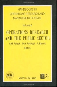 Operations Research and the Public Sector (Hardback) 9780444892041