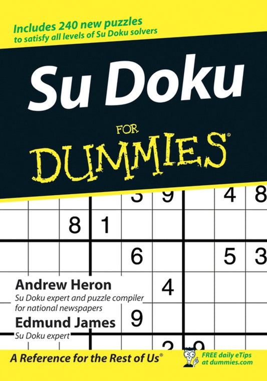 Su Doku For Dummies (Paperback / softback) 9780470018927