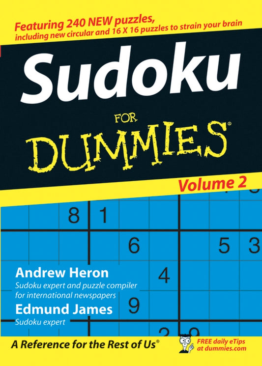 Sudoku For Dummies 2 (Paperback / softback) 9780470026519