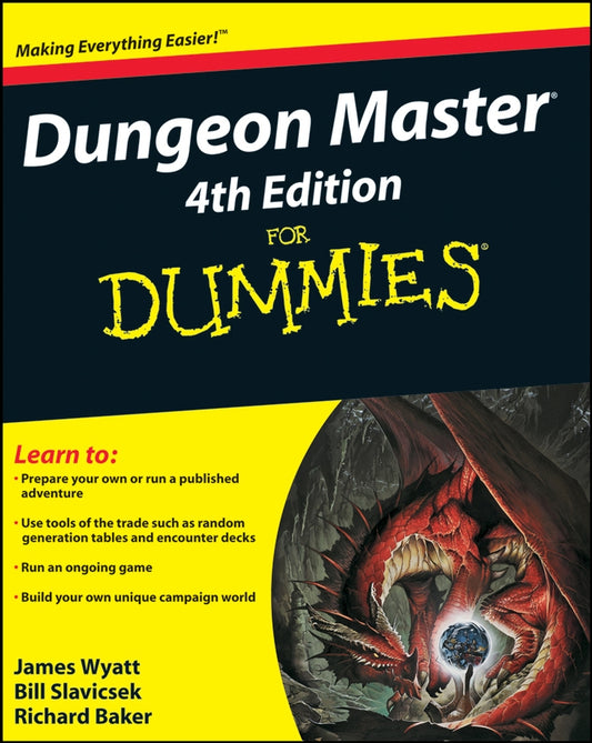 Dungeon Master For Dummies 4e (Paperback / softback) 9780470292914