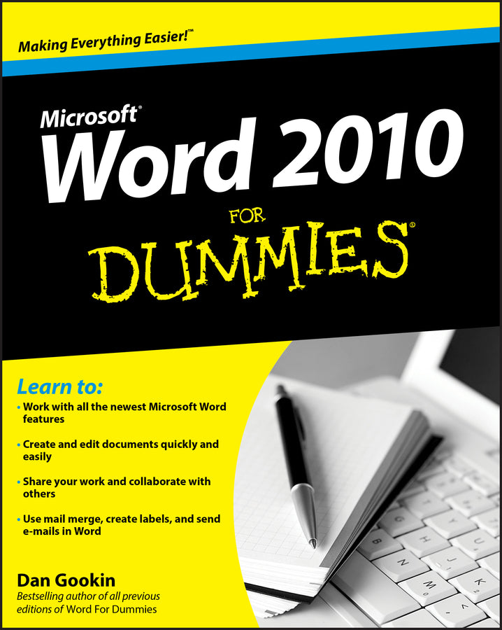 Word 2010 For Dummies (Paperback / softback) 9780470487723