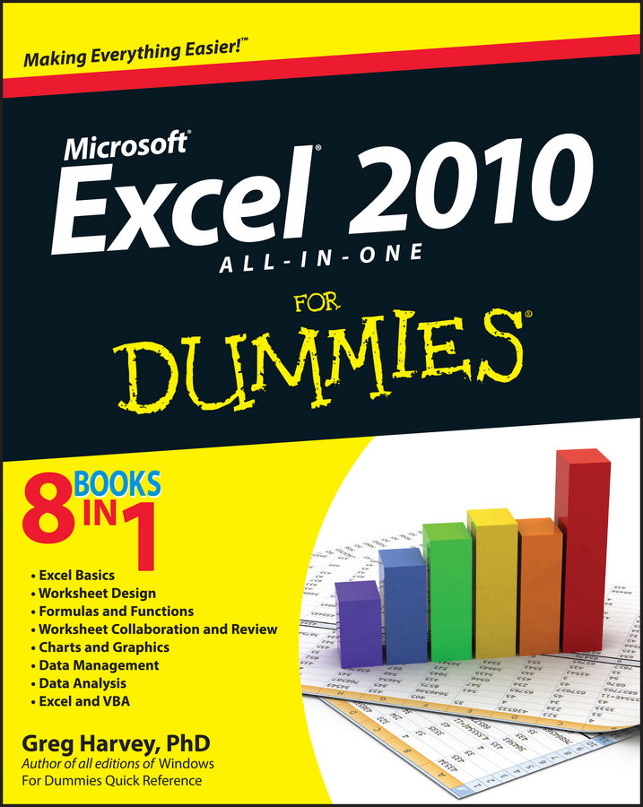 Excel 2010 All–in–One For Dummies (Paperback / softback) 9780470489598