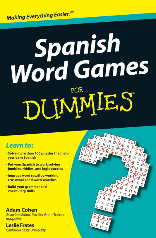Spanish Word Games For Dummies (Paperback / softback) 9780470502006