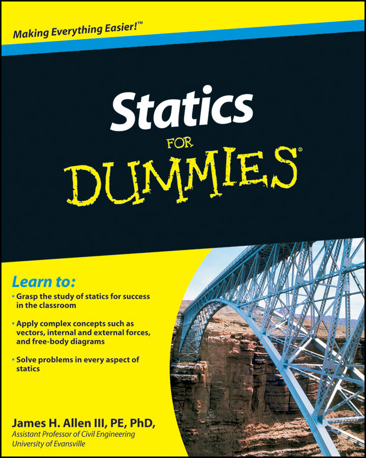 Statics For Dummies (Paperback / softback) 9780470598948